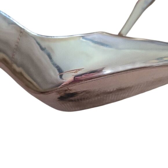 INC International Concepts Women's Size 7 Gold Metallic Stiletto Heels - Picture 2 of 7